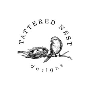 Tattered Nest Designs round logo