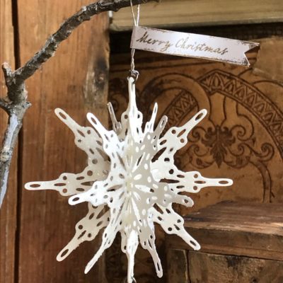 Easy Fanciful Snowflake Ornaments