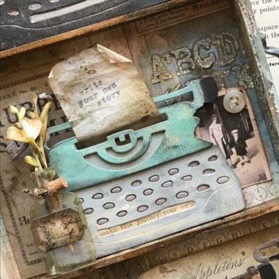Write Your Own Story-Featuring the Tim Holtz Sizzix Retro Type Bigz