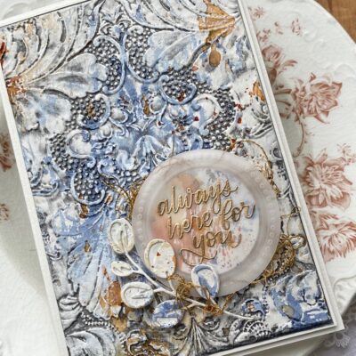 More fun with Sizzix Chapter 1- Using the Damask 3D folder