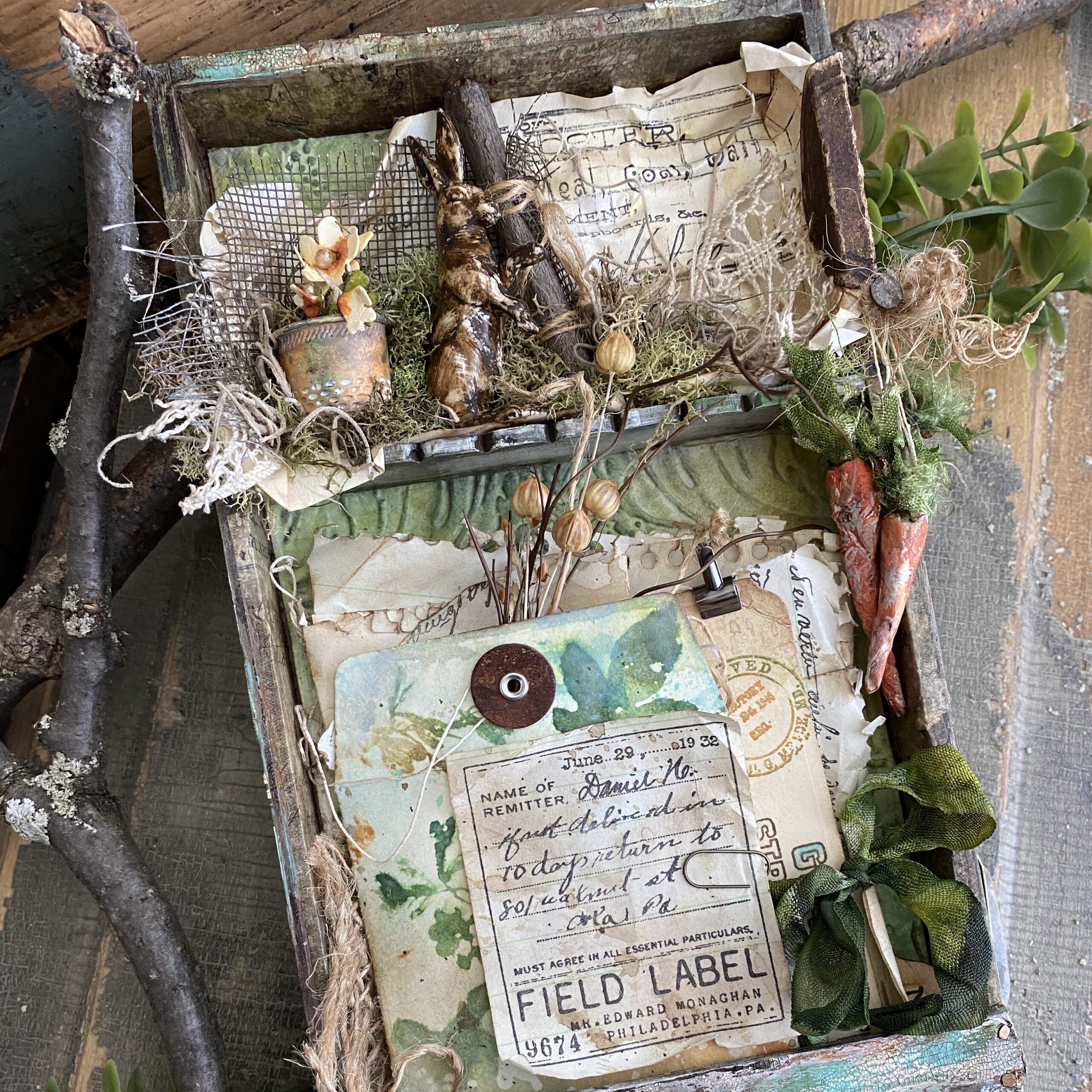 In a Tattered Garden… a class kit to go