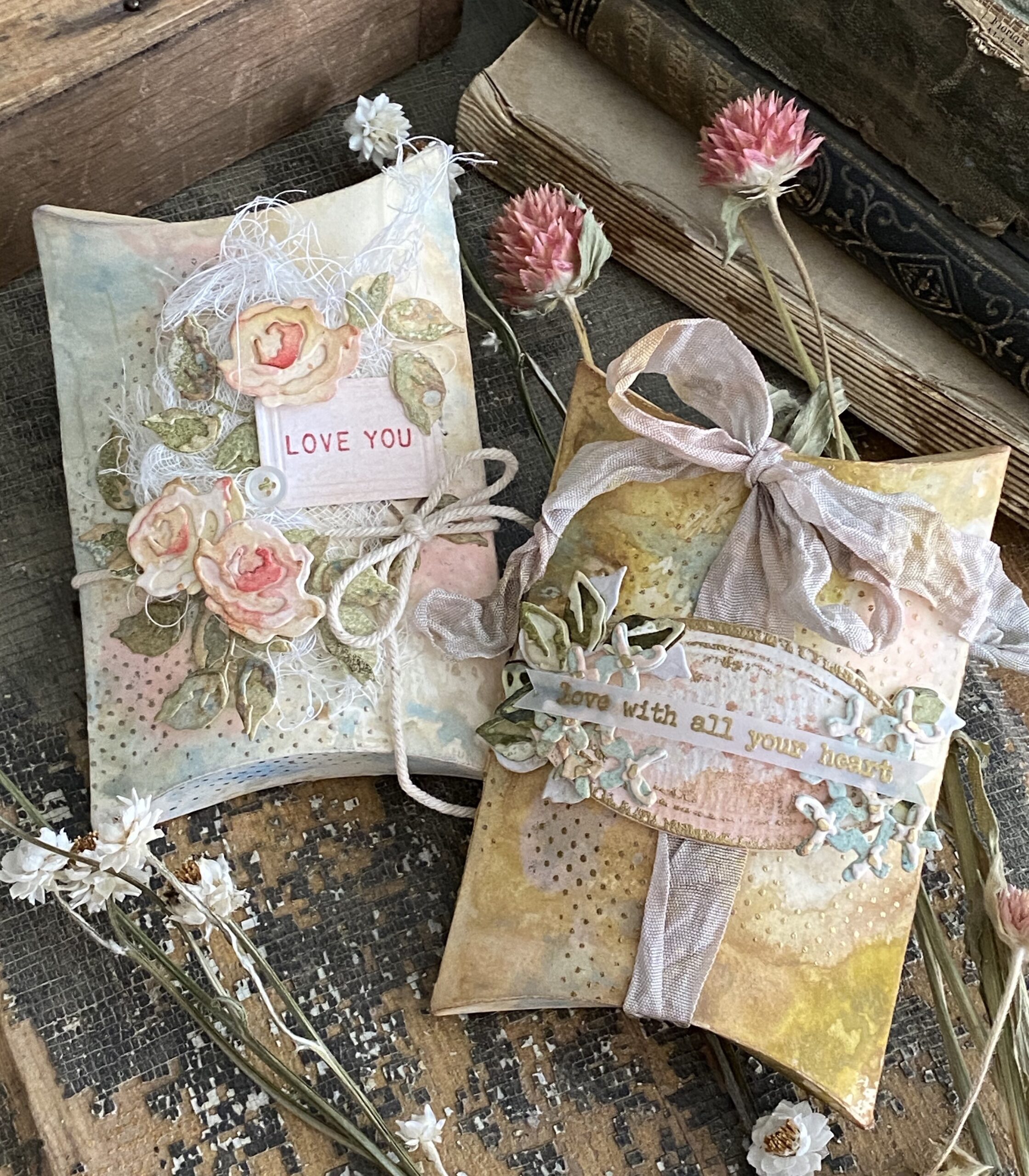Mother’s Day Floral Pillow Boxes