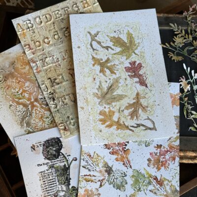 Falling for Distress Watercolor Pencils..