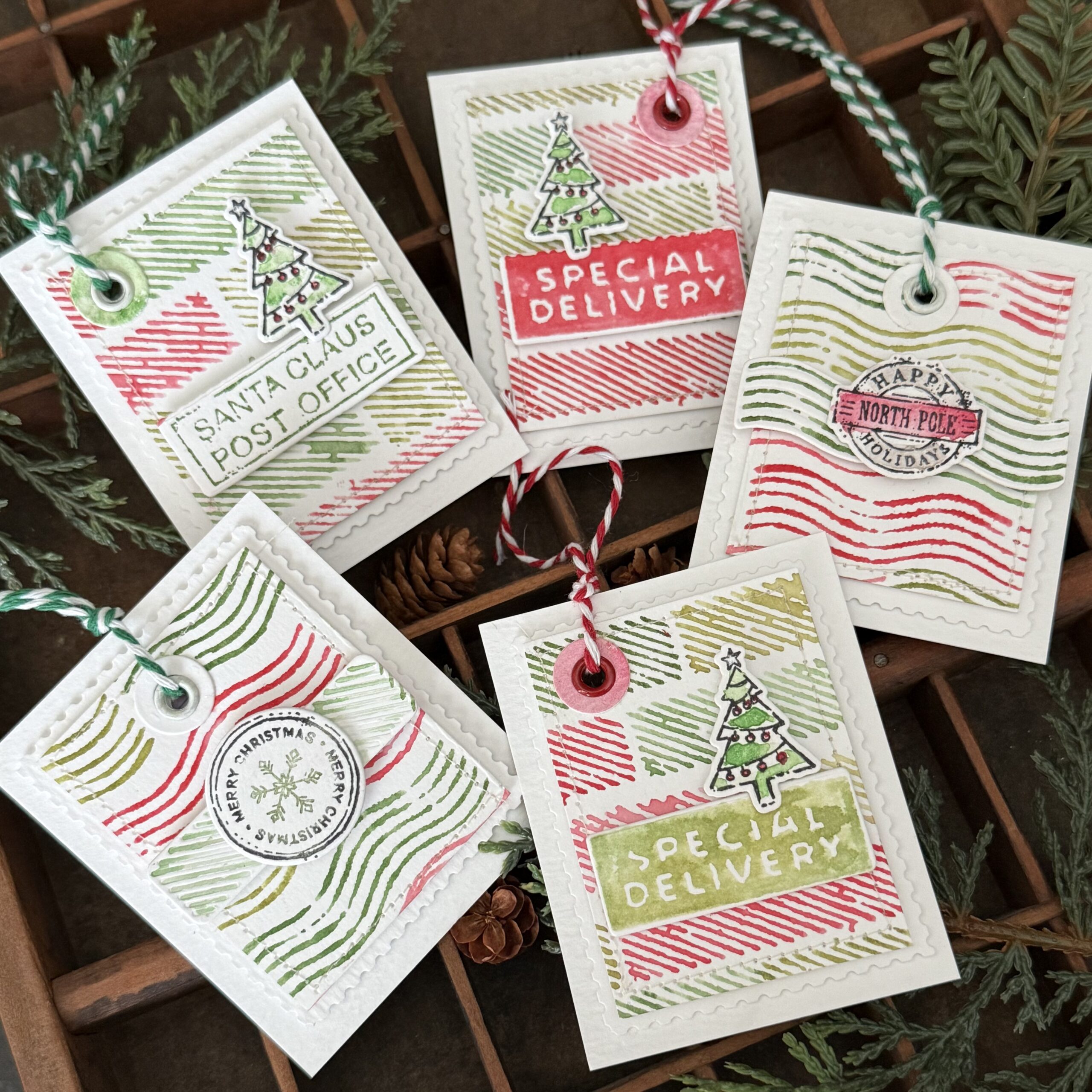 Holiday Stamps and Wafer Die Blog Hop with Tim Holtz & Simon Says Stamp